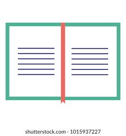 text book isolated icon