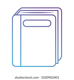 text book isolated icon