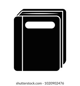 text book isolated icon