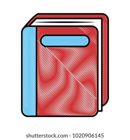 text book isolated icon