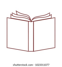 text book isolated icon