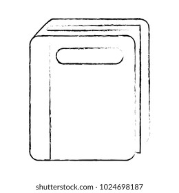 text book isolated icon