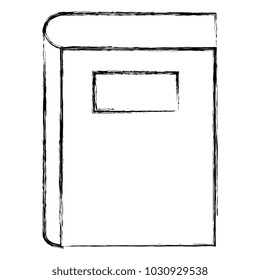 text book isolated icon
