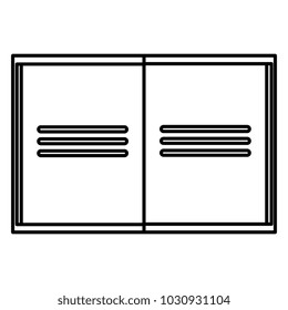 text book isolated icon
