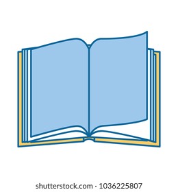 text book isolated icon