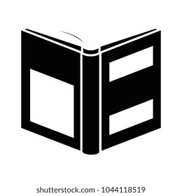 text book isolated icon