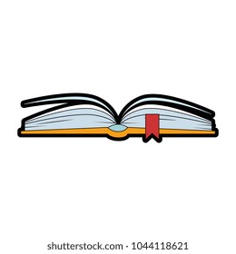text book isolated icon