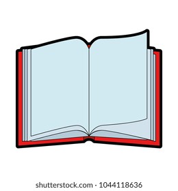 text book isolated icon