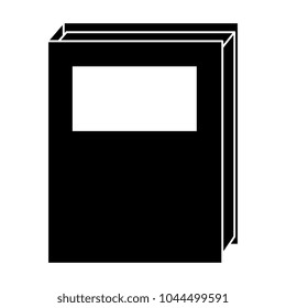 text book isolated icon