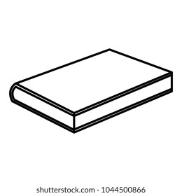 text book isolated icon