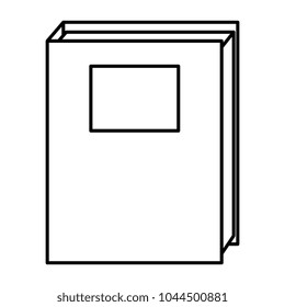text book isolated icon