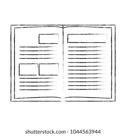 text book isolated icon