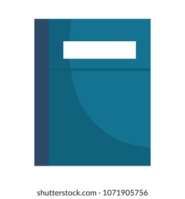 text book isolated icon