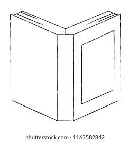 text book isolated icon