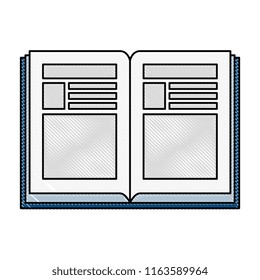 text book isolated icon