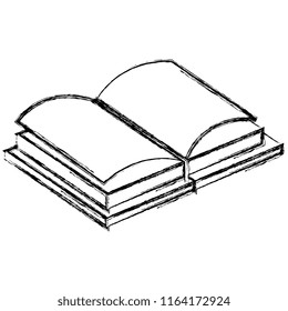 text book isolated icon