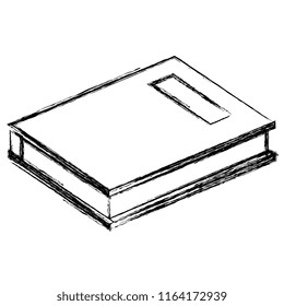 text book isolated icon