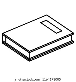 text book isolated icon