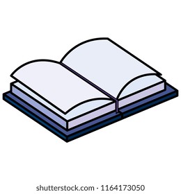 text book isolated icon