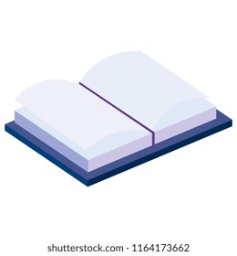 text book isolated icon