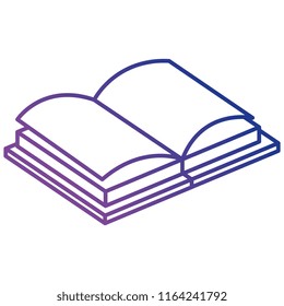 text book isolated icon