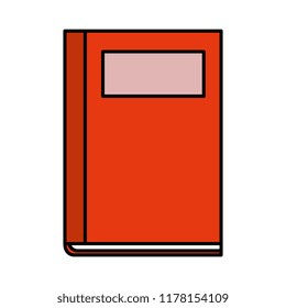 text book isolated icon