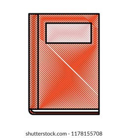 text book isolated icon