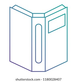 text book isolated icon