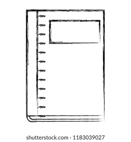 text book isolated icon