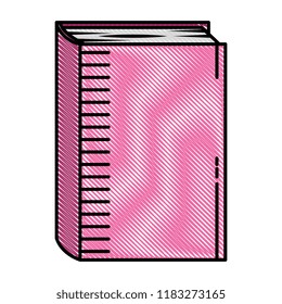 text book isolated icon
