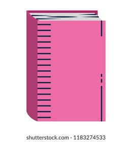 text book isolated icon