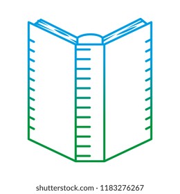 text book isolated icon