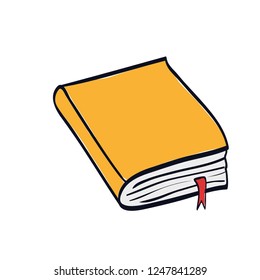text book isolated icon