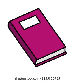 text book isolated icon