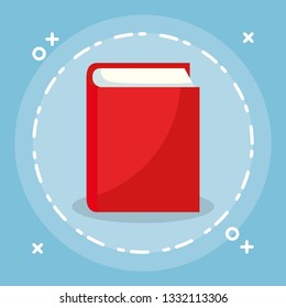 text book isolated icon