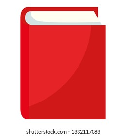 text book isolated icon