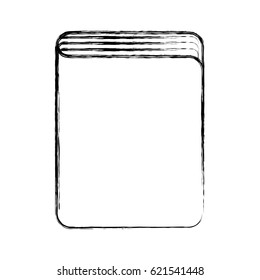 text book isolated icon