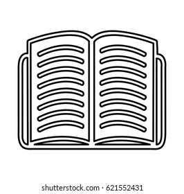 text book isolated icon