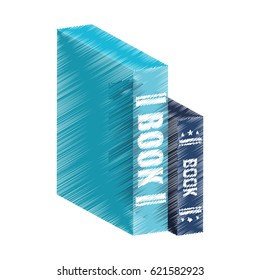 text book isolated icon