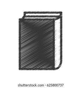 text book isolated icon