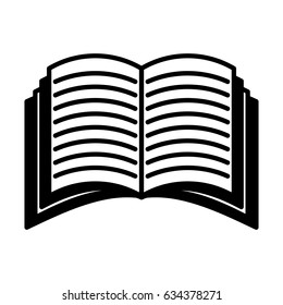 text book isolated icon