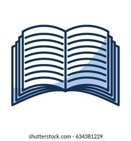 text book isolated icon