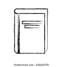 text book isolated icon