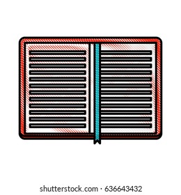 text book isolated icon
