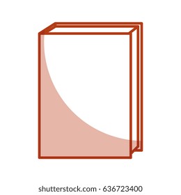 text book isolated icon