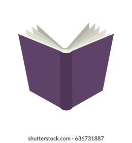 text book isolated icon