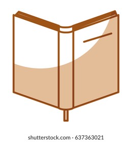 text book isolated icon
