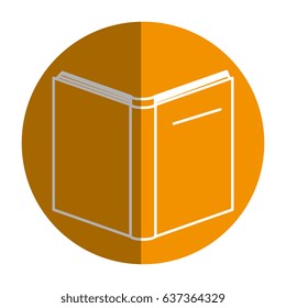 text book isolated icon
