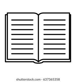 text book isolated icon