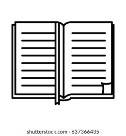 text book isolated icon
